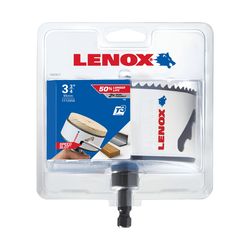 LENOX Speed Slot 3-3/4 in. Bi-Metal 1.5 in. L Hole Saw Arbor Included