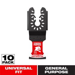 Diablo 1-1/4 in. W Carbide Curved Contact Edge Oscillating Blade General Purpose Cuts 10 pk