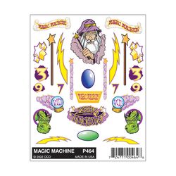 PineCar Stick On Decals Multicolored