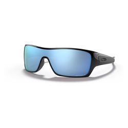 Oakley Turbine Rotor Sunglasses Unisex Black Frame Blue Lens