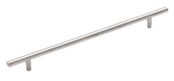 Amerock Contemporary Bar Cabinet Pull 10-1/16 in. Stainless Steel Silver 1 pk