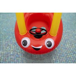 Little Tikes PoolCandy Red/Yellow PVC/Vinyl Inflatable Baby Boat Pool Float