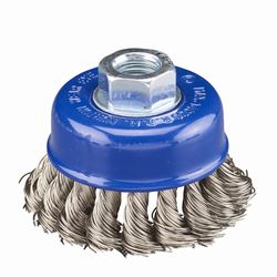 Norton Clipper 3 in. Knot Wire Cup Brush Stainless Steel 14000 rpm 1 pc