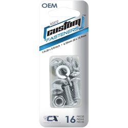 Custom Accessories Metal License Plate Fasteners