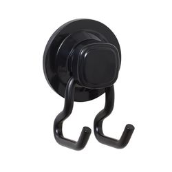 Zenna Home Matte Black Double Suction Hook