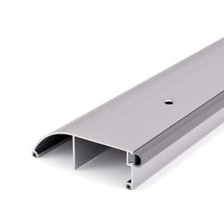 M-D Building Products 1 in. H X 3.38 in. W X 72 in. L Aluminum/Vinyl High Bumper Threshold Silver
