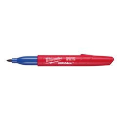 Milwaukee Inkzall Blue Fine Tip Permanent Marker 1 pk