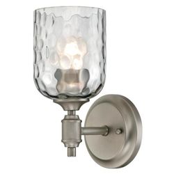Westinghouse 1 Brushed Nickel Gray Wall Sconce