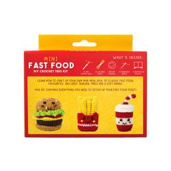 Gift Republic Fast Food DIY Crochet Kit 1 pk