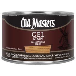 Old Masters Semi-Transparent Special Walnut Oil-Based Alkyd Gel Stain 1 pt