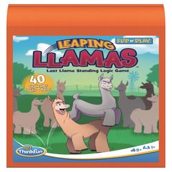 ThinkFun Flip N' Play Leaping Llamas Logic Game Multicolored 14 pc
