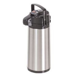 OGGI Black/Silver ABS Plastic/Stainless Steel Lever Action Pump Glass Liner 64 oz
