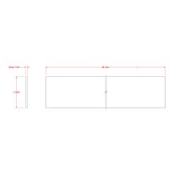 Boltmaster 0.0625 in. X 1.5 in. W X 8 ft. L Weldable Aluminum Flat Bar 1 pk