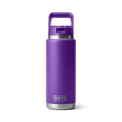 YETI Rambler 26 oz Pace Purple BPA Free Bottle with Straw Cap