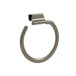 Spectrum Ashley Satin Nickel Silver Towel Ring Steel