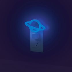 Globe Electric Automatic Plug-in Planet LED Night Light