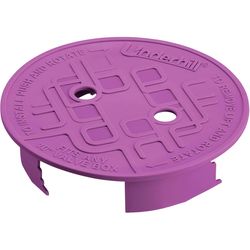Underhill VersaLid 10 in. W X 2 in. H Round Valve Box Lid Purple