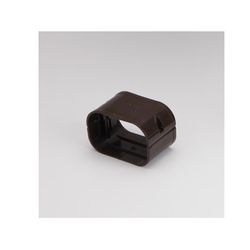 Slimduct Lineset Cover Coupler 3.75 in. W X 3 in. H Brown