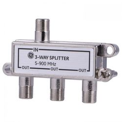 GE 3 Way Coax Splitter 900 MHz 1 pk