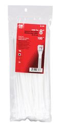 Gardner Bender 8 in. L White Cable Tie 100 pk