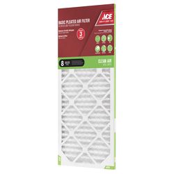 Ace 14 in. W X 30 in. H X 1 in. Synthetic 8 MERV Pleated Air Filter 1 pk