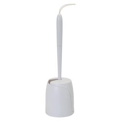 Zenna Home Toilet Bowl Brush & Holder White