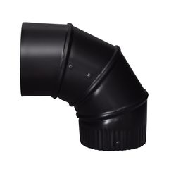 Imperial 3 in. D X 3 in. D Adjustable 90 deg Galvanized Steel Stove Pipe Elbow