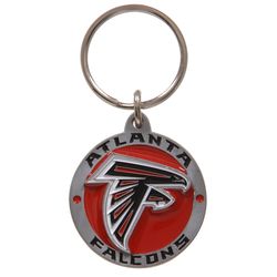 HILLMAN NFL Tempered Steel Silver Split Ring Keychain