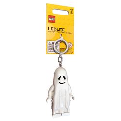 LEGO Minifigures Plastic White Ghost Keychain w/LED Light