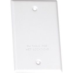 Sigma Engineered Solutions Rectangle Stamped Steel 1 gang 4.52 in. H X 2.77 in. W Flat Box Cover