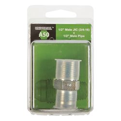 Apache Steel 1/2 in. D X 1/2 in. D Hydraulic Adapter 1 pk