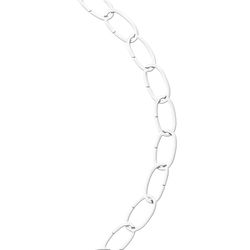 Koch Industries #10 Zinc Plated White Steel Decorative Chain 0.1875 in. D 122 in.