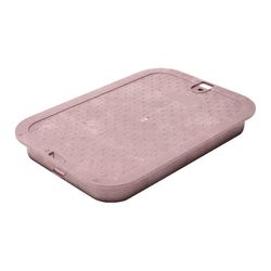 NDS 10.1 in. W X 15.4 in. H Rectangular Valve Box Cover Purple