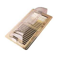 Deflect-O 3 in. H X 14 in. W 1-Way Clear Plastic Air Deflector