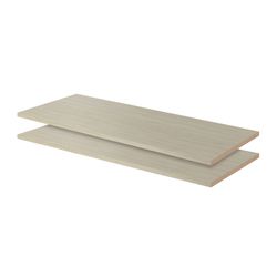 Easy Track 0.62 in. H X 35 in. W X 14 in. L Wood Laminate Closet Organizer Shelf