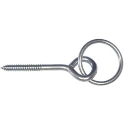 Campbell Zinc-Plated Steel Welded Ring 90 lb 2-1/2 in. L