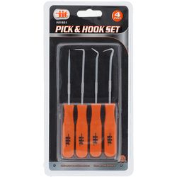 JMK Illinois Industrial Tool Hook and Pick Set 4 pc