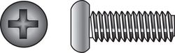 HILLMAN No. 6-32 Ga. X 1/2 in. L Phillips Pan Head Stainless Steel Machine Screws 100 pk