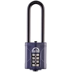 Squire 4.49 in. H X 1.57 in. W X 0.87 in. L Die-Cast Metal 4-Dial Combination Combination Padlock