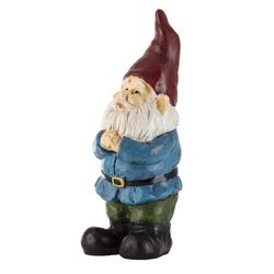 Alpine MGO Multi-color 12 in. gnome Statue