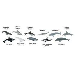 Safari Ltd. Toobs Whales & DolphinsToys 11 pc
