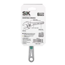 SK Tools Arrow Fastener Wide Jaw Adjustable Wrench