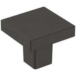 Amerock Monument Contemporary Square Cabinet Knob 1 in. Matte 1 pk