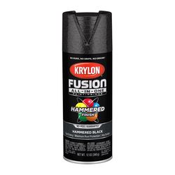 Krylon Fusion All-In-One Hammered Black Paint+Primer Spray Paint 12 oz
