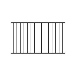 Fortress Railing Products Fe26 Traditional Level Panel 40 in. H X 1 in. W X 72 in. L Steel Railing