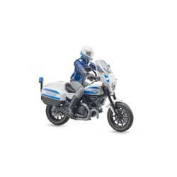 Bruder Bworld Police Motorcycle Toy Multicolored