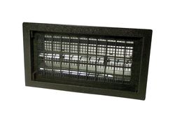 Air Vent 9.5 in. H X 17.1 in. W Black Plastic Automatic Foundation Vent