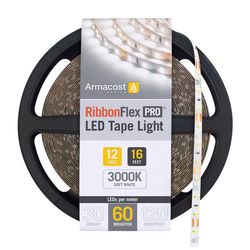 Armacost Lighting RibbonFlex Pro 16.4 ft. L White Hardwired LED Strip Tape Light Kit 1 pk