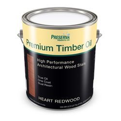 Preserva Wood Premium Transparent Matte Heart Redwood Oil-Based Alkyd Penetrating Timber Oil 1 gal