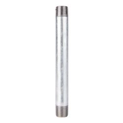 STZ Industries 1/2 in. MIP each X 1/2 in. D MIP Galvanized Steel 7 in. L Nipple